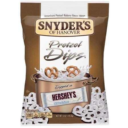 Snyder's Of Hanover White Chocolate Dipped Pretzel 5 oz. Bag, PK8 -  SNYDERS OF HANOVER, 110572